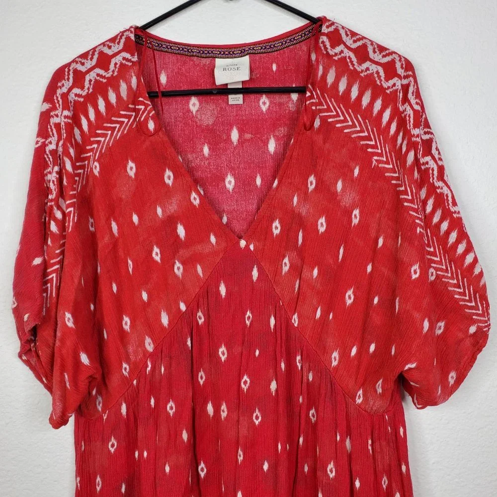 Knox Rose Red Midi Dress - Picture 2 of 11